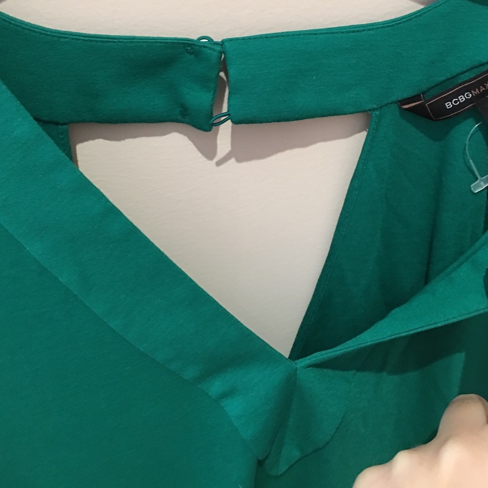 bcbg forest green dress💋 - Picture 5 of 14